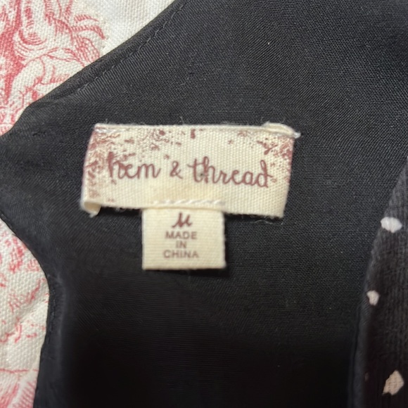 EUC Poem and thread romper blue and cream size M - Picture 6 of 10